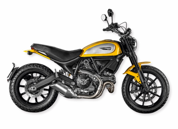 MOTO EN ESCALA SCRAMBLER 1:18